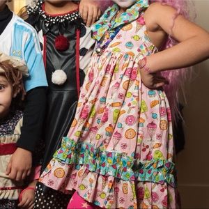 Jelly the Pug candy sweets angel dress size 7